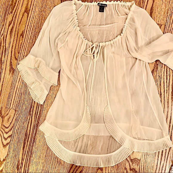 Ella Moss silk flyaway top with matching cami! - Picture 6 of 7